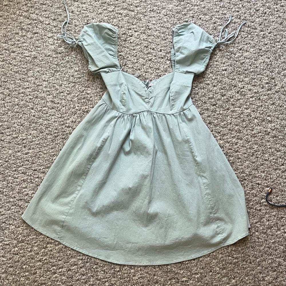 Abercrombie & Fitch Light Blue Linen dress